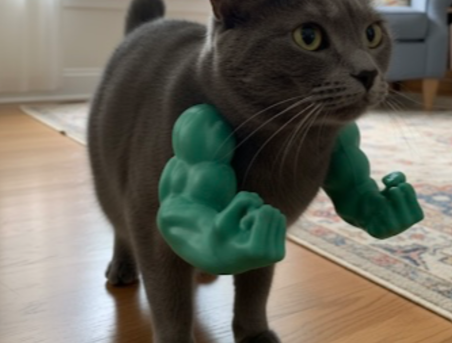 Hulk händer för katter