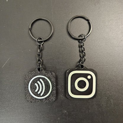Instagram NFC-nyckelring