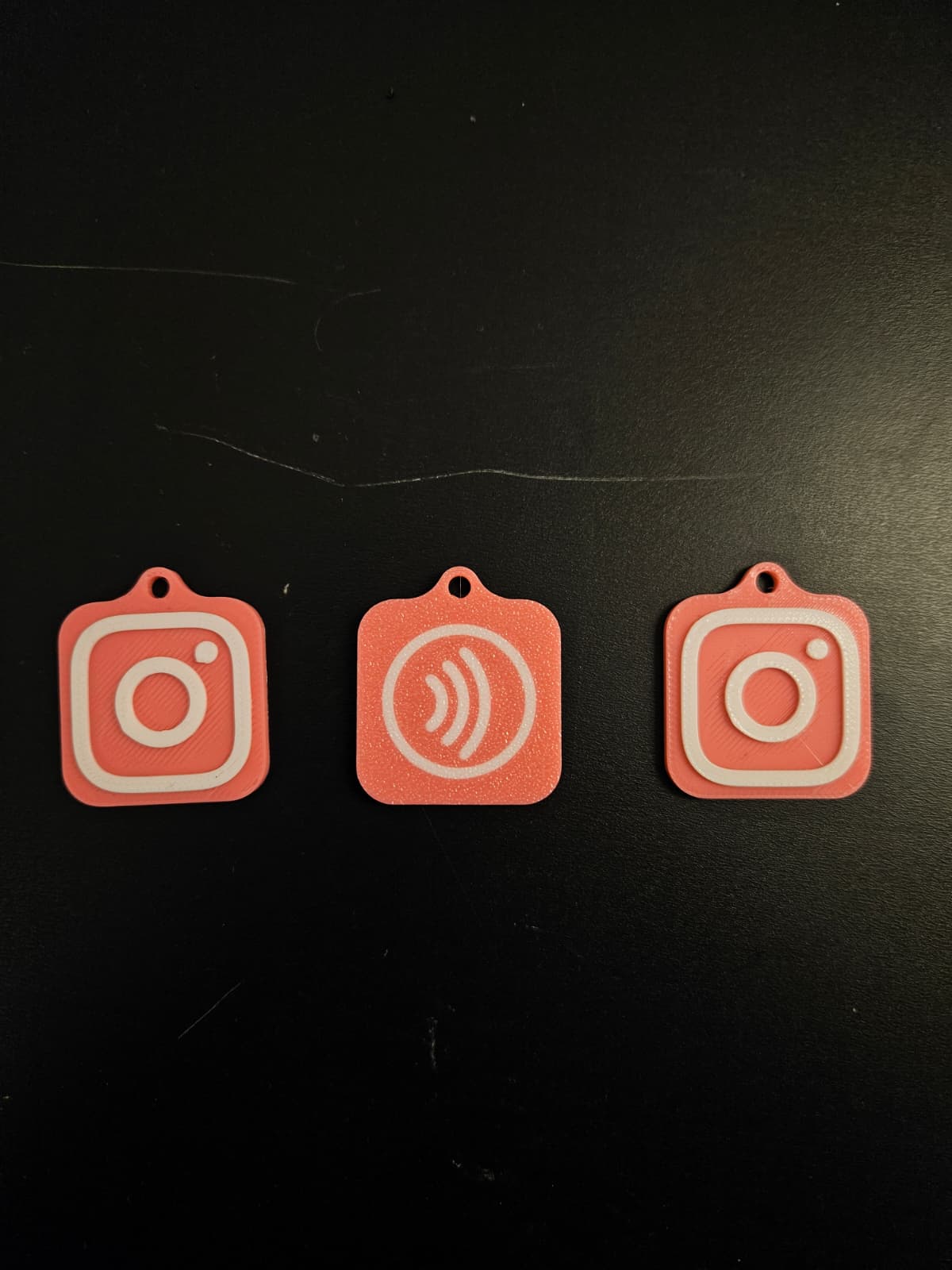 Instagram NFC-nyckelring